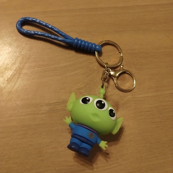 Disney Accessories - New Disney Pixar Toy Story Alien 3D Rubber Keychain | Cute Character Bag Charm